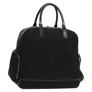 LOUIS VUITTON Damier Geant Avantulier Boston Bag Black M93062